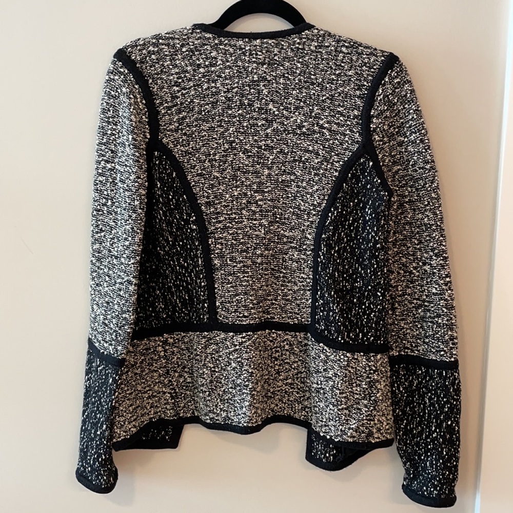 Vince Textured Drape Front Jacket - Picture 4 of 6